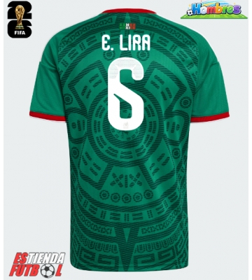 México Erik Lira #6 Primera Equipación Mundial 2026 Manga Corta